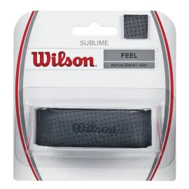 lacitesport.com - Wilson Sublime Grip de badminton, Couleur: Noir