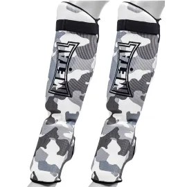 lacitesport.com - Metal Boxe Coton Elast. Army Protège Tibia-pied, Taille: XL