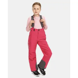 lacitesport.com - Pantalon de ski pour enfant KILPI MIMAS-J, Couleur: Rose, Taille: 122