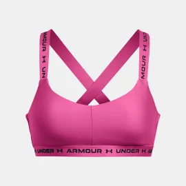 lacitesport.com - Under Armour Brassière dos croisée Femme, Couleur: Rose, Taille: XS