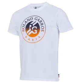 lacitesport.com - T-shirt Roland Garros - Collection officielle - Taille Homme, Couleur: Blanc, Taille: S