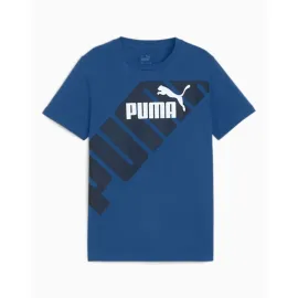 lacitesport.com - Puma Power T-shirt Enfant, Couleur: Bleu, Taille: 8 ans (EU128)