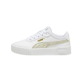 lacitesport.com - Puma PS Carina 2 Zebra Chaussures enfant, Couleur: Blanc, Taille: 28,5