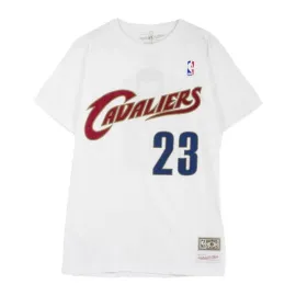 lacitesport.com - Mitchell&Ness Lebron James Cleveland Cavaliers T-shirt de basket Homme, Taille: XS