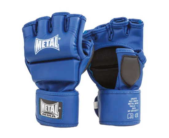 lacitesport.com - Metal Boxe The Interceptor Gants de MMA Adulte, Couleur: Bleu, Taille: XL