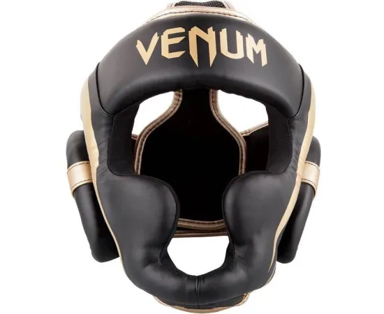 lacitesport.com - Venum Elite Gold Casque de boxe, Taille: TU