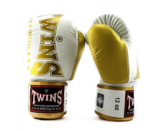 lacitesport.com - Twins BGVL8 Gants de boxe Adulte, Couleur: Blanc, Taille: 14oz