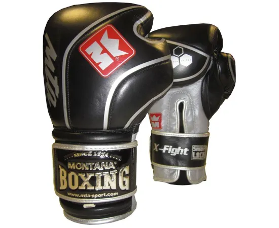 lacitesport.com - Montana XFIGHT evo Blackforce Gants de boxe Adulte, Taille: 10oz