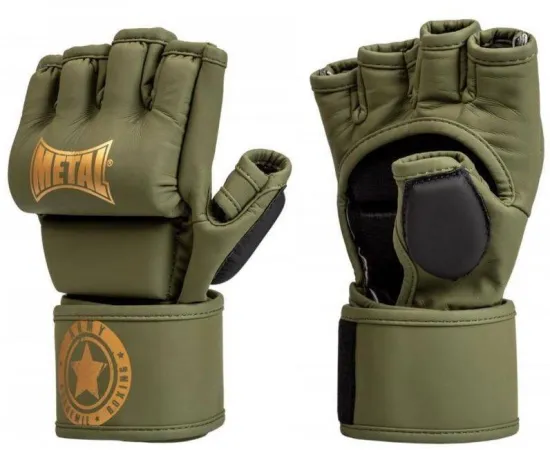 lacitesport.com - Metal Boxe The Interceptor Military Gants de MMA Adulte, Taille: S