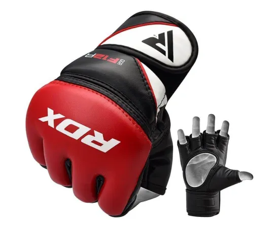 lacitesport.com - RDX F12 Gants de MMA Adulte, Couleur: Rouge, Taille: XL