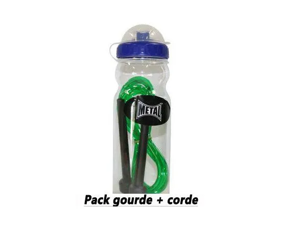 lacitesport.com - Metal Boxe Corde à sauter + Gourde