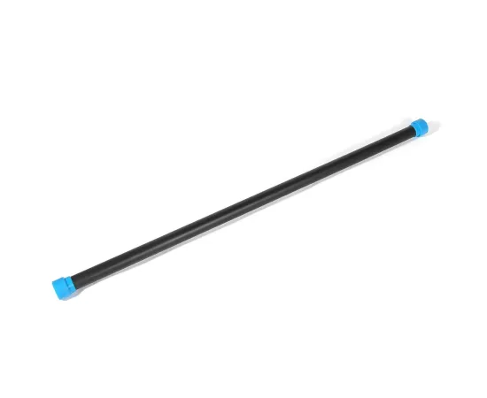 lacitesport.com - Barre lestée 125cm pour exercices d’aérobic et fitness | Plusieurs poids, Couleur: Noir, Poids: 8kg