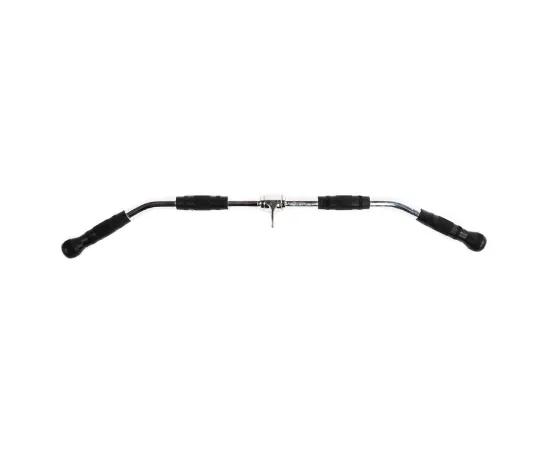 lacitesport.com - Grande barre de tirage dorsal en acier 90cm pour poulie