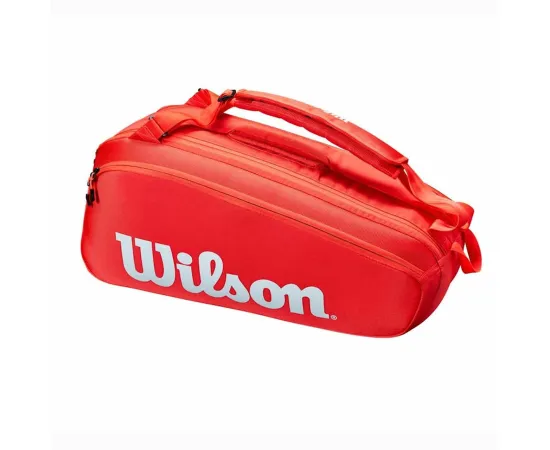 lacitesport.com - Wilson Super Tour 9 Pack Sac de tennis, Couleur: Rouge