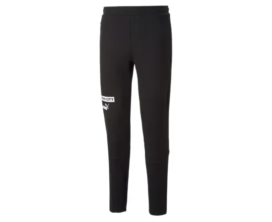 lacitesport.com - Puma Manchester City Pantalon Casual 22/23 Homme, Couleur: Noir, Taille: M