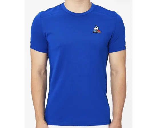 lacitesport.com - Le Coq Sportif Roland Garros T-shirt de tennis Homme, Couleur: Bleu, Taille: M