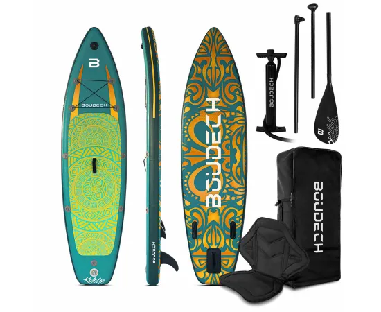 lacitesport.com - Boudech Stand Up Paddle Board Flatwater/Touring 300X75X15 cm - Planche de SUP gonflable