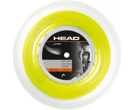 lacitesport.com - Head Lynx 200m Cordage de tennis, Couleur: Jaune