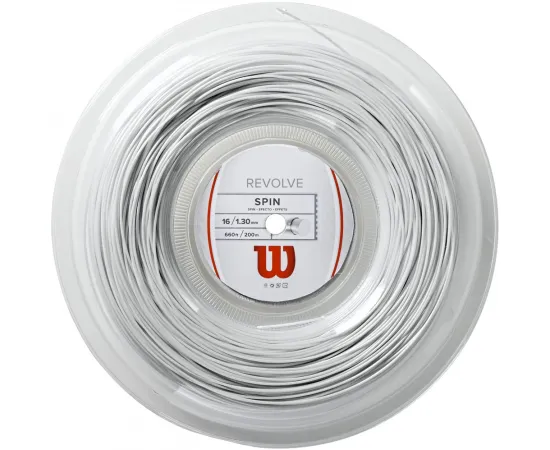 lacitesport.com - Wilson Revolve 200m Cordage de tennis, Couleur: Blanc