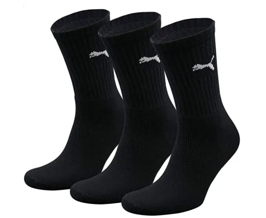 lacitesport.com - Puma 3P Chaussettes Adulte, Couleur: Noir, Taille: 35/38