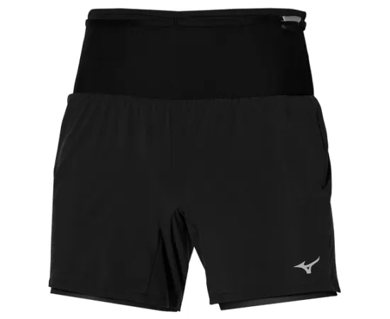 lacitesport.com - Mizuno Multi Pocket Short de running Homme, Couleur: Noir, Taille: 2XL