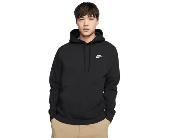 lacitesport.com - Nike Sportswear Club Fleece Sweat à capuche Homme, Couleur: Noir, Taille: M