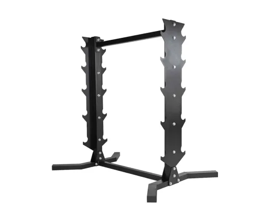 lacitesport.com - GladiatorFit Rack de rangement en acier pour 10 haltères longs caoutchouc