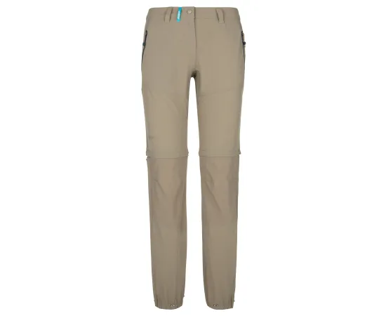 lacitesport.com - Kilpi HOSIO-W Pantalon randonnée modulable femme , Couleur: Beige, Taille: 40