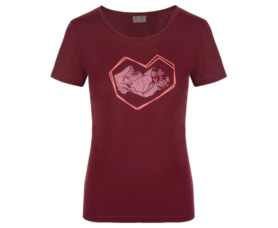 lacitesport.com - Kilpi GAROVE-W T-shirt randonnée femme , Couleur: Rouge, Taille: 36