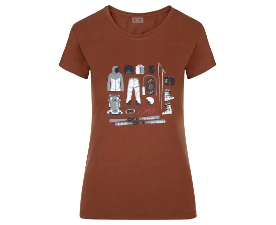 lacitesport.com - Kilpi Tornes technique T-shirt Femme, Couleur: Rouge, Taille: 34