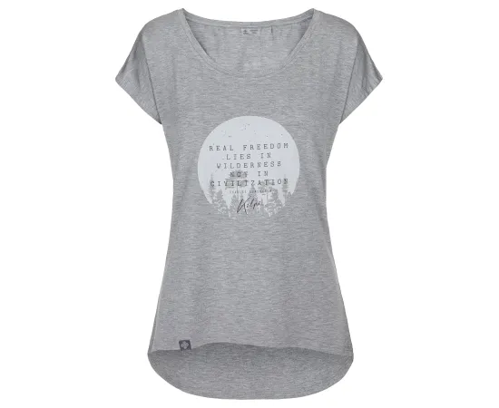 lacitesport.com - Kilpi Roisin Coton T-shirt Femme, Couleur: Gris, Taille: 34