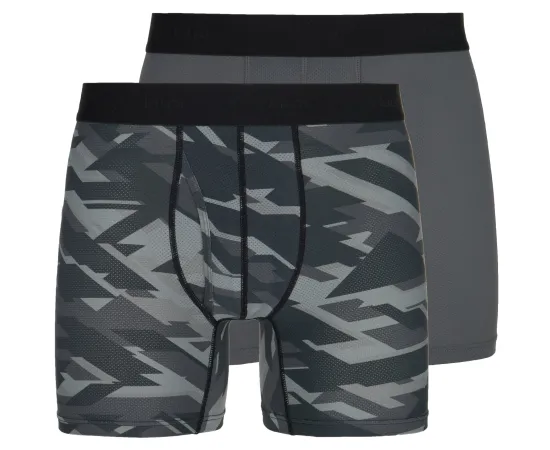 lacitesport.com - Lot de 2 boxers technique homme Kilpi 2P NETT-M, Couleur: Gris, Taille: 3XL