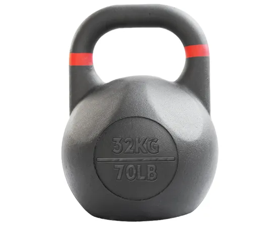 lacitesport.com - GladiatorFit Competition Kettlebell en acier avec revêtement en poudre, Poids: 32kg