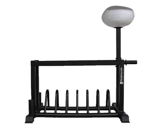 lacitesport.com - GladiatorFit Rack de rangement support poids et disques en acier