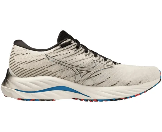 lacitesport.com - Mizuno Wave Rider 26 Chaussures de running Homme, Couleur: Blanc, Taille: 46