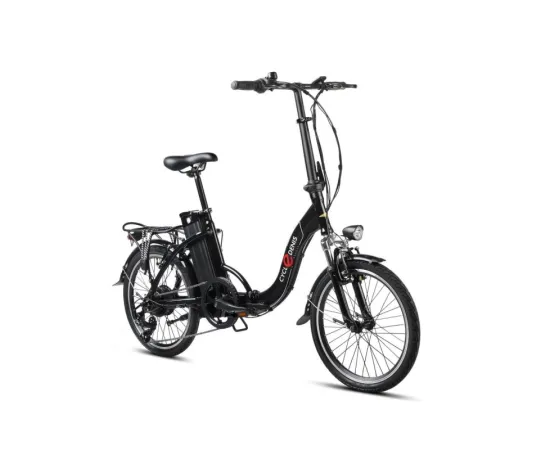 lacitesport.com - Biclou Fold V - Vélo électrique léger à pliage rapide - Noir Satiné