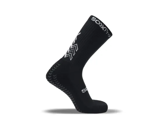 lacitesport.com - Soxpro Chaussettes Anti dérapante Adulte, Couleur: Noir, Taille: M