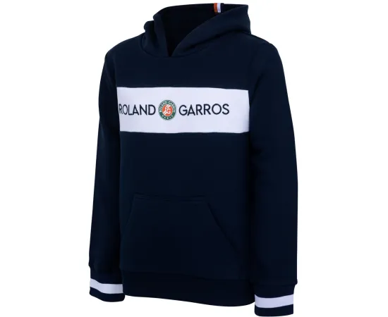 lacitesport.com - Roland Garros Collection Officielle Sweat Enfant, Couleur: Bleu, Taille: 8 ans