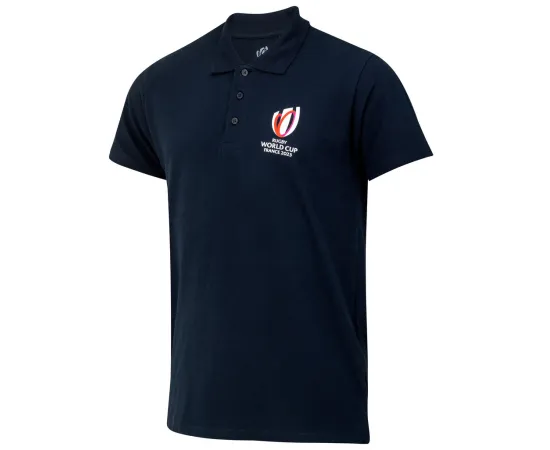 lacitesport.com - Rugby World Cup Collection Officielle Polo Homme, Couleur: Bleu, Taille: S