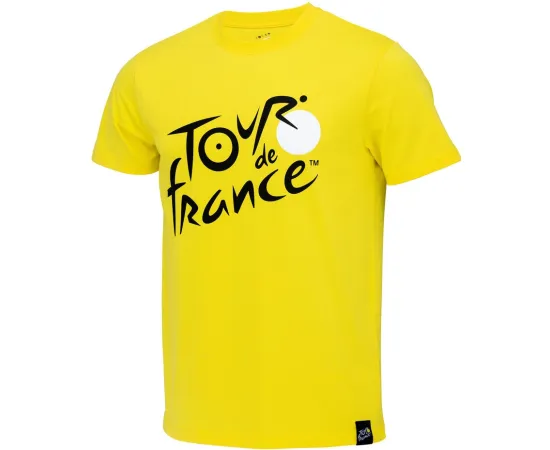 lacitesport.com - Tour de France Collection Officielle T-shirt Leader Cyclisme Homme, Couleur: Jaune, Taille: S