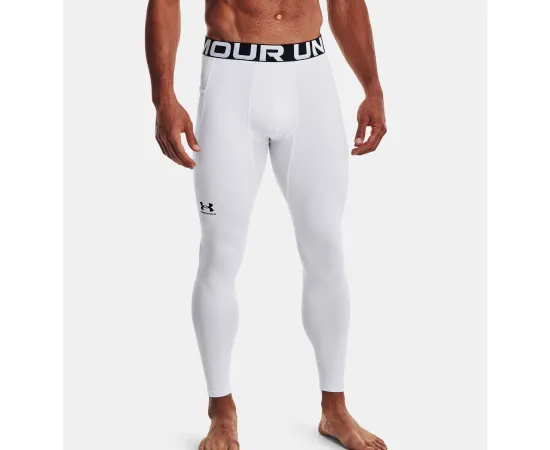 lacitesport.com - Under Armour Coldgear Legging Homme, Couleur: Blanc, Taille: S