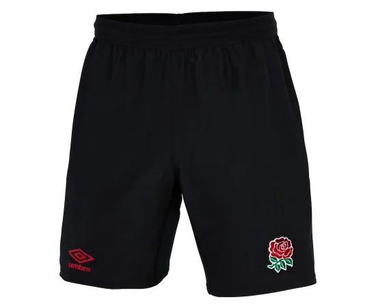 lacitesport.com - Umbro Angleterre Short de rugby Extérieur 22/23 Enfant, Couleur: Noir, Taille: 14 ans