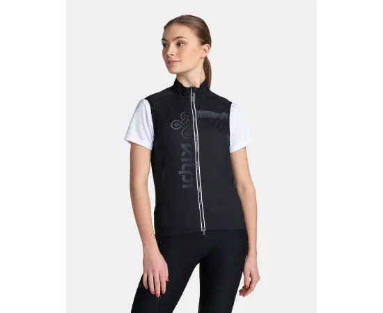 lacitesport.com - Gilet coupe-vent pour femme Kilpi FLOW-W, Couleur: Noir, Taille: 38