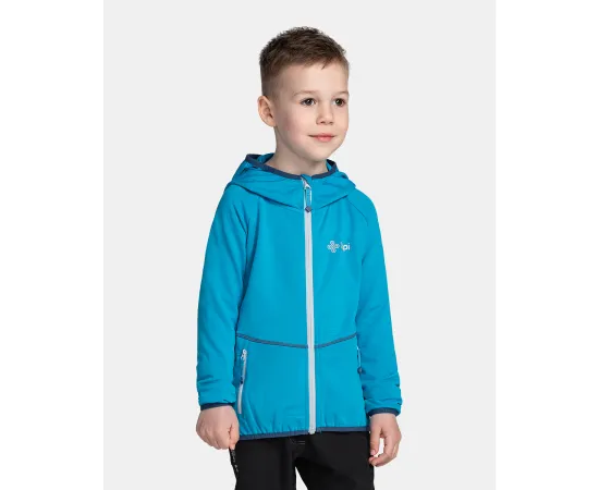 lacitesport.com - Sweat à capuche stretch pour garçon Kilpi MEMPHIS-JB, Couleur: Bleu, Taille: 158