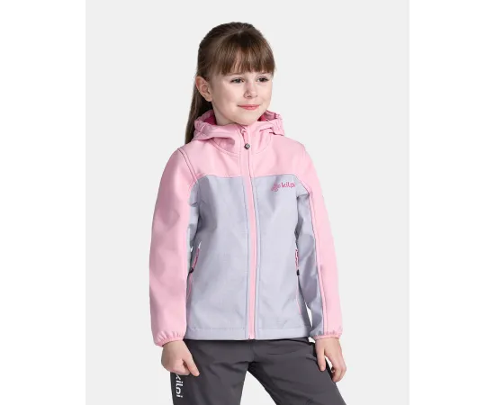 lacitesport.com - Veste softshell pour fille Kilpi RAVIA-J, Couleur: Rose, Taille: 158