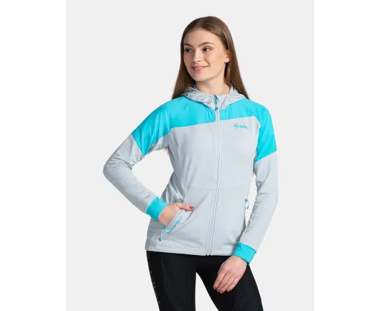 lacitesport.com - Sweat à capuche stretch pour femme Kilpi MEMPHIS-W, Couleur: Gris, Taille: 36