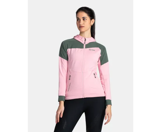 lacitesport.com - Sweat à capuche stretch pour femme Kilpi MEMPHIS-W, Couleur: Rose, Taille: 34