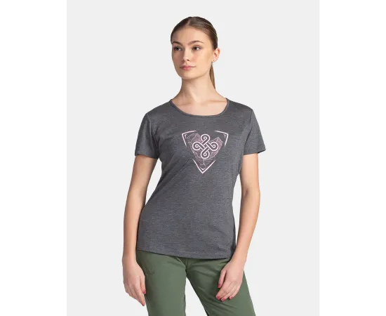 lacitesport.com - T-shirt fonctionnel pour femme Kilpi GAROVE-W, Couleur: Gris, Taille: 34