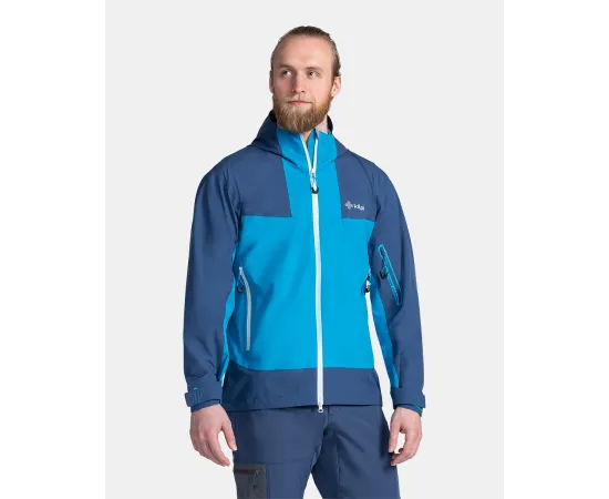 lacitesport.com - Veste hardshell imperméable pour homme Kilpi MAMBA-M, Couleur: Bleu, Taille: L