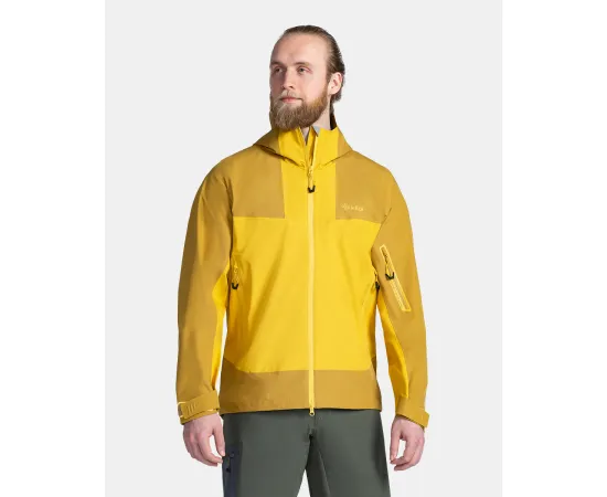 lacitesport.com - Veste hardshell imperméable pour homme Kilpi MAMBA-M, Couleur: Or, Taille: L